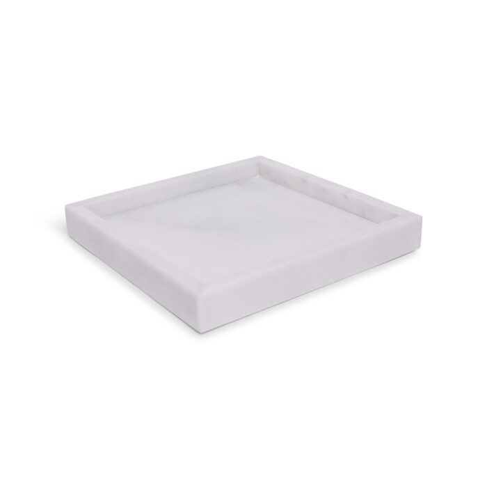 Mooisa - Marmer dienblad Wit 30 x 30 cm set