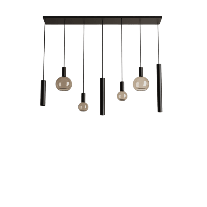 ztahl 4380 riva hanglamp recht 145cm 7 lichts platinum (kopie)