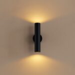 ztahl como 9110 wandlamp 30 cm zwart