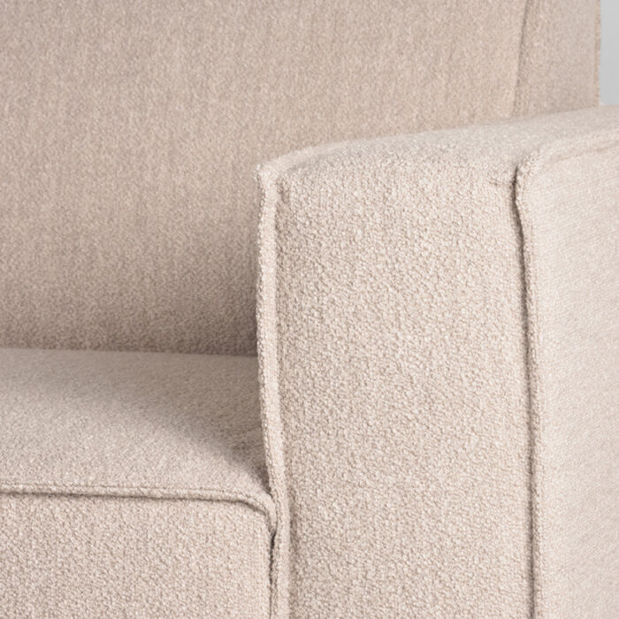 label51 bank kay naturel boucle ottomane + 2,5 zits