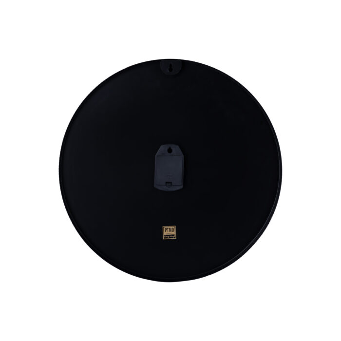 emmett black iron round clock square texture s