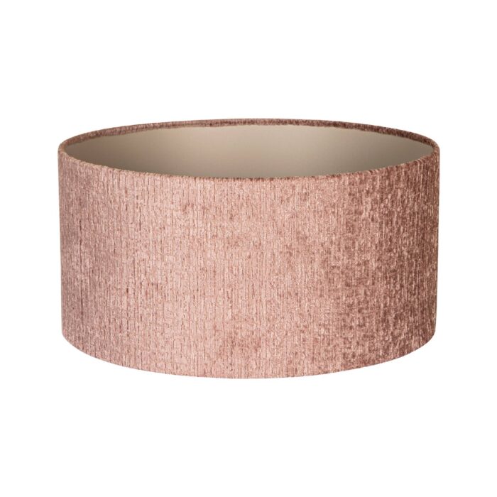 nairobi old pink fabric lampshade round m