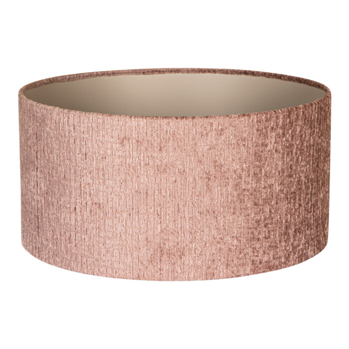 nairobi old pink fabric lampshade round l