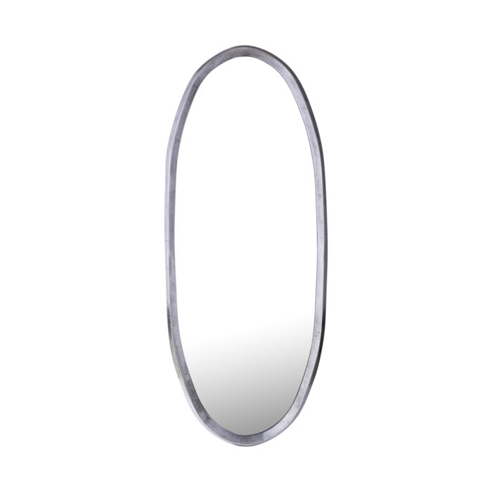 limera nickel alu oval mirror irregular border m