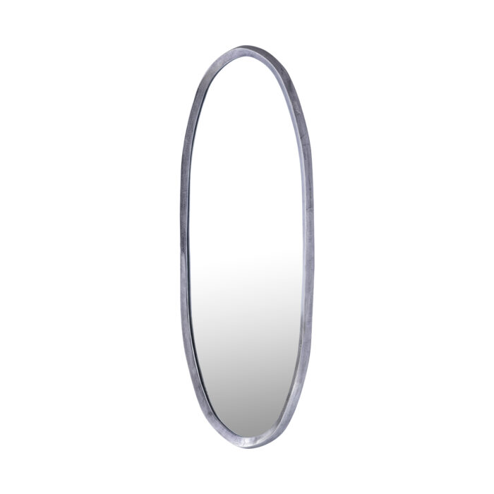 limera nickel alu oval mirror irregular border m