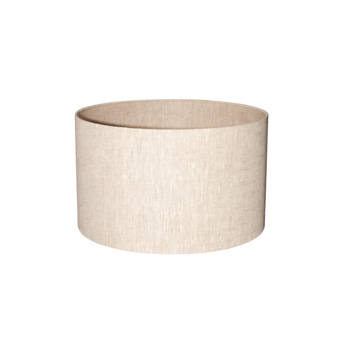 rivvo natural cotton linen lampshade round low