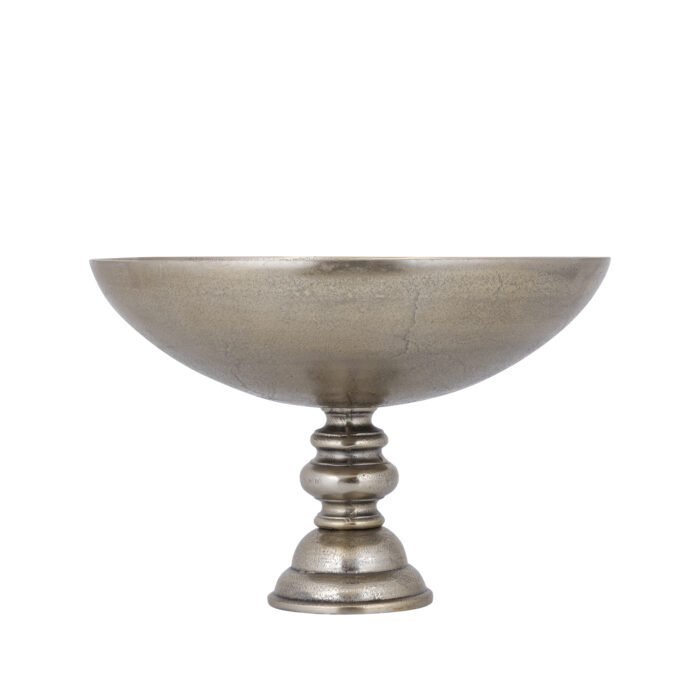 norbert gold alu round bowl on base l