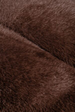 furia dark brown fauteuil fur