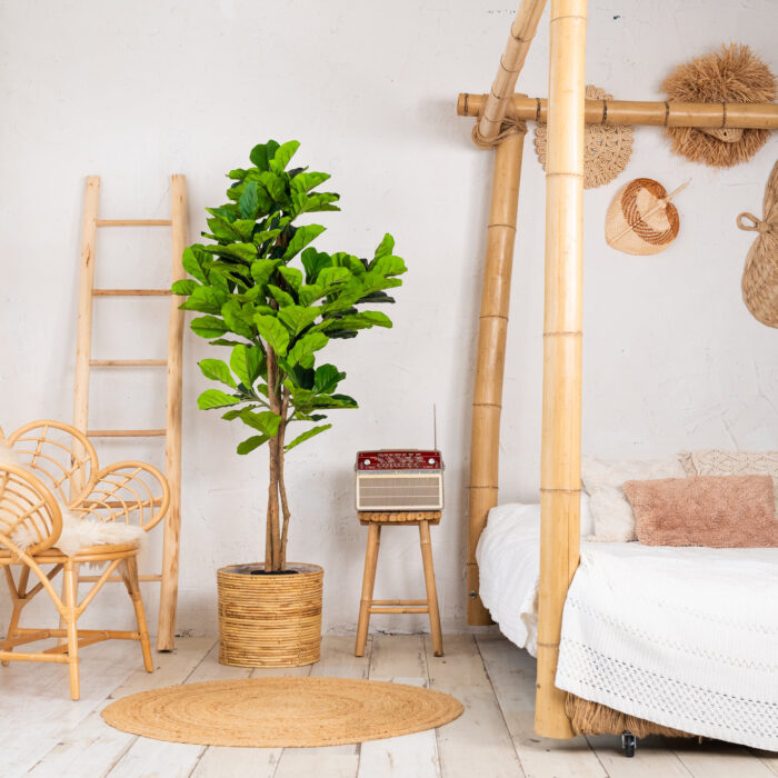 fiddle leaf fig kunstplant 160 cm stijlvolle vioolbladplant