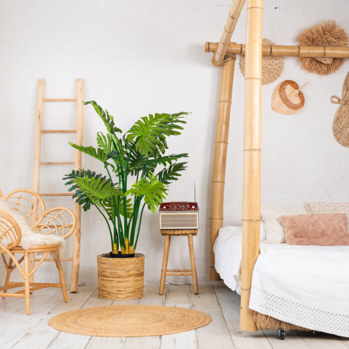 140 cm kunstplant philodendron