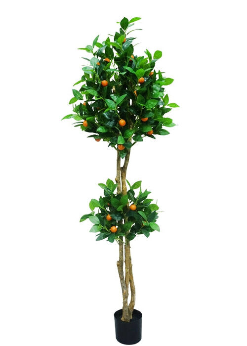 sinaasappel kunstboom 130 cm mediterrane uitstraling