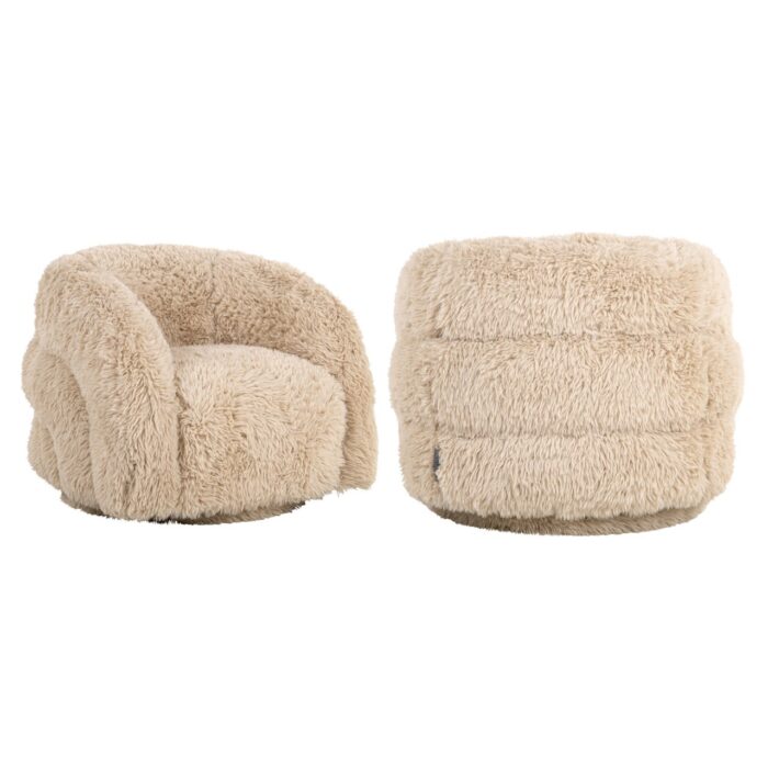 - Lounge stoel Lenny yakety sand swivel kids