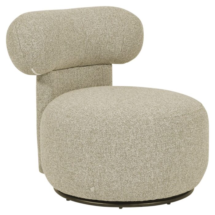 - Lounge stoel Kaya cayenne brown swivel