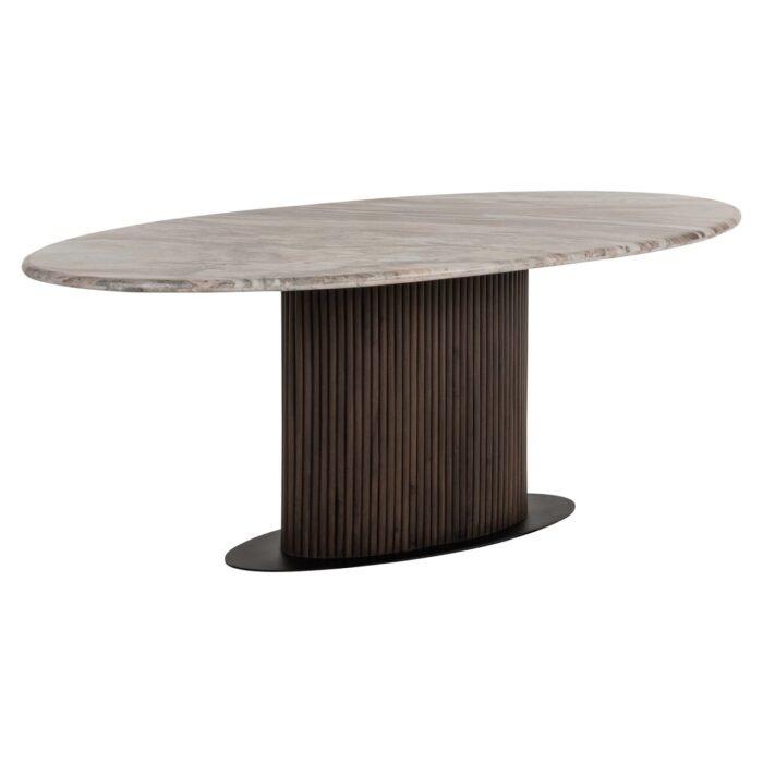 - Eettafel Rashford Blush beige oval 200