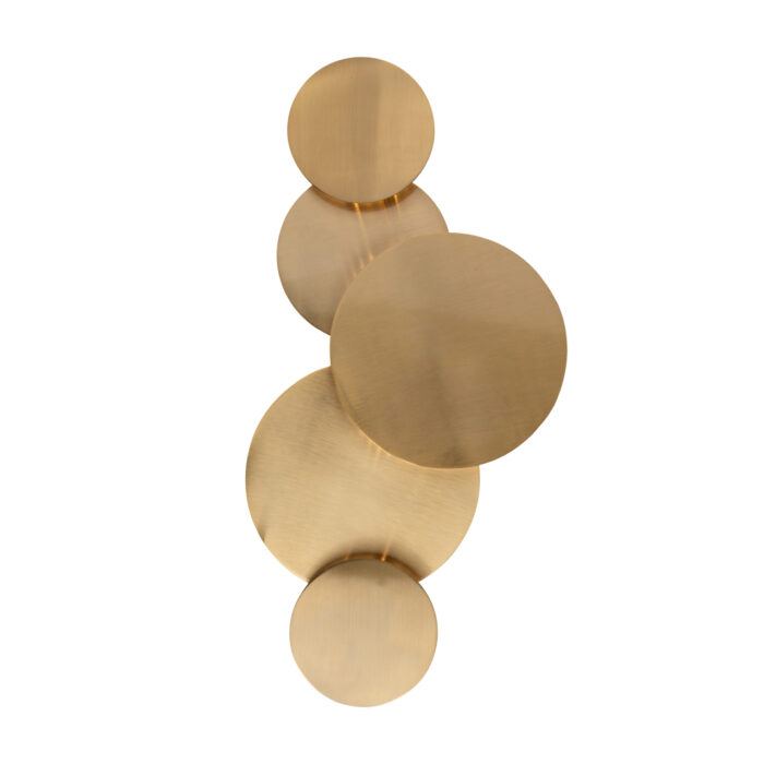 - Wandlamp Collin brushed gold