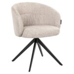 - Eetkamerstoel Olivia natural miami swivel