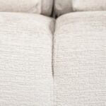 - Bank Lund cream fusion 3-seater + ottoman left