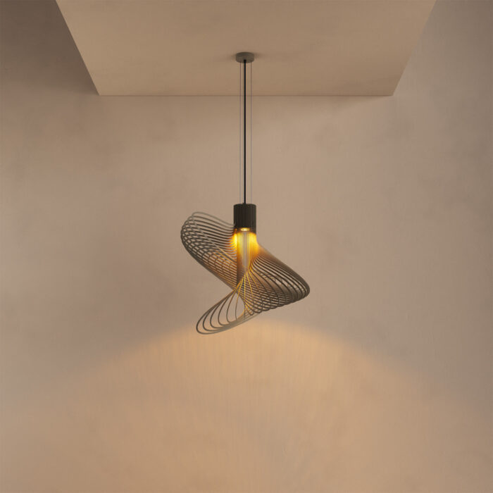 ztahl 4200 lodi hanglamp Ø60 cm quartz
