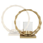 - Windlicht Merlyn gold small